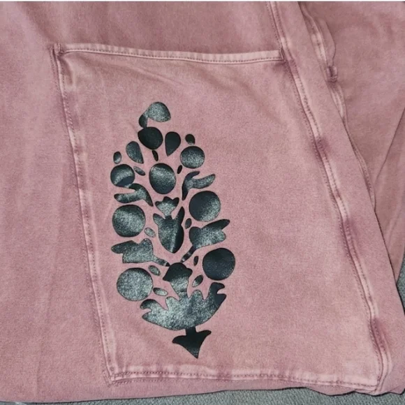 New Free People FP Movement Hot Shot Logo Onesie Mocha Combo Overalls Jumpsuit L - Picture 13 of 16